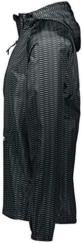 Augusta Sportswear Holloway Youth Packable PulloverXL Black Warm Kid Sport Outer Suit