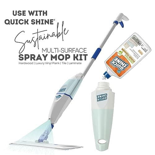 Hospital-Grade Quick Shine 27oz Disinfectant Floor Cleaner | Kills 99.9% Germs & Bacteria | Power of Hydrogen Peroxide