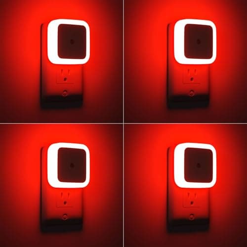 Sujeet Blue Dusk to Dawn Night Light 4 Pack for Bedroom Bathroom Hallway  
Sujeet Blue Night Lights 4 Pack Plug into Wal