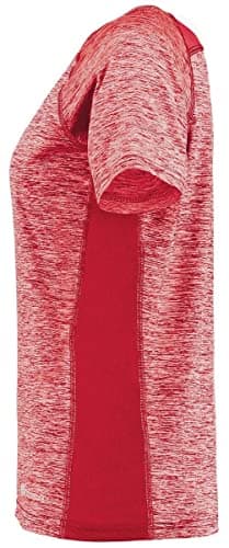 Holloway Sportswear Women's Electrify Coolcore® Tee 2XL Scarlet Heather - Best Temperature Regulation for Outdoor Activ