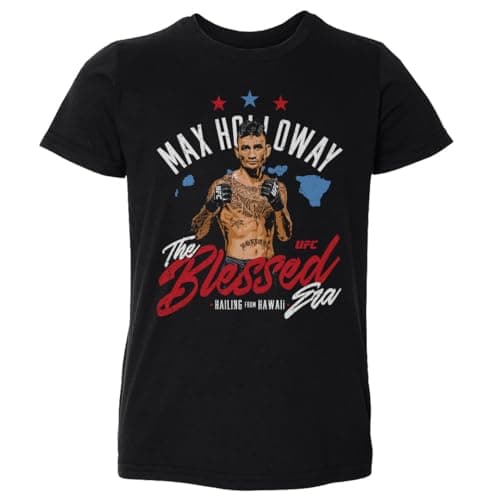 Max Holloway UFC Toddler Shirt - Kids Training Wear - The Blessed Hawaii WHT