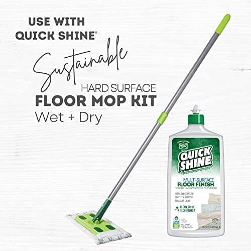 Quick Shine Floor Finish, Water-Based 27 fl oz (Pack of 4) for Commercial Use
| Quick Shine Floor Finish, 27 fl oz (Pac