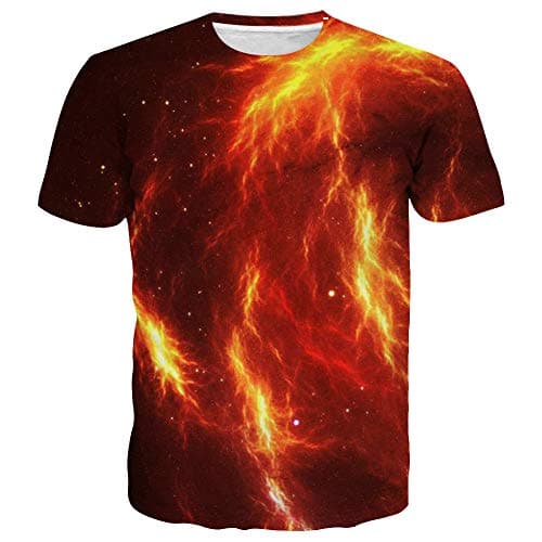 SYAIMN Unisex 3D Pattern Printed Short Sleeve T-Shirts for Casual Wear
| SYAIMN Unisex 3D Pattern Printed Short Sleeve