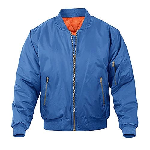 Magnivit Men's Warm Bomber Jacket for Casual Fall Winter and Military Style Outwear
| Magnivit Men's Stylish Bomber Jac