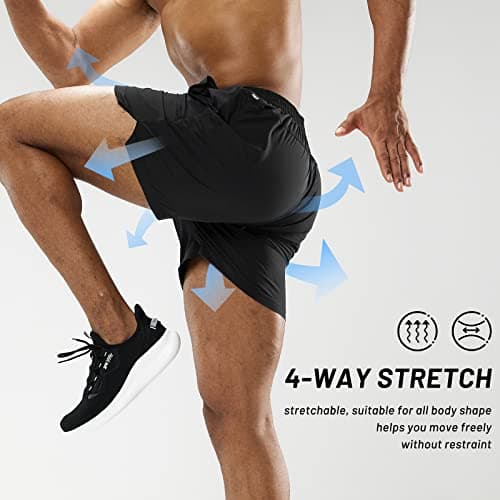 MIER Men's Quick Dry Workout Running Shorts for Active Use
| Lightweight Breathable MIER Men's Running Shorts Perfect f