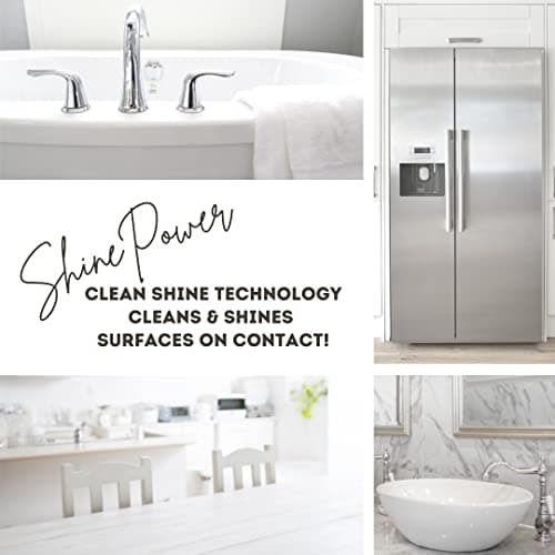 Quick Shine 3-IN-1 MAX ShinePower Surface Cleaner | Instantly Cleans & Shines | Countertops, Stainless, Mirrors, Granite