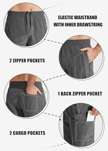 Libin Men's Lightweight Quick Dry Hiking Shorts for Outdoor Active Golf Global Recycled Standard  
Libin Men's Hiking Ca