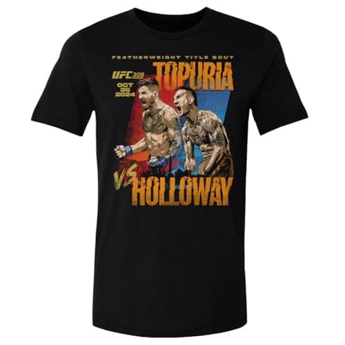 Ilia Topuria UFC 308 vs Max Holloway Shirt - Fighter Inspired - UFC Fansuale 500 Level