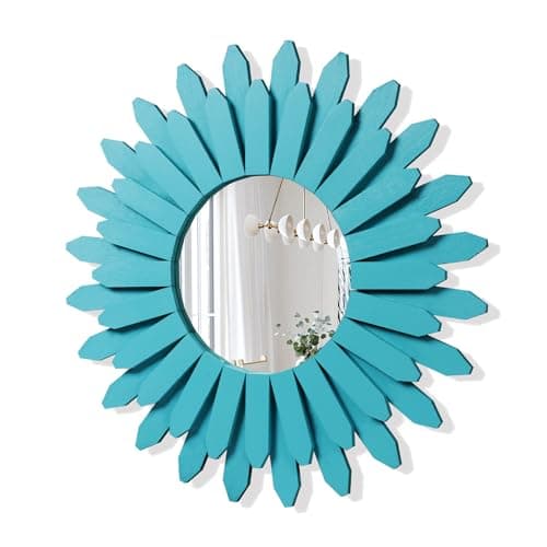 Honiway 12 inch Rustic Wood Sunburst Mirror for Bedroom Bathroom House Warming Gift Cedar Essential  
Honiway 12 inch Ru
