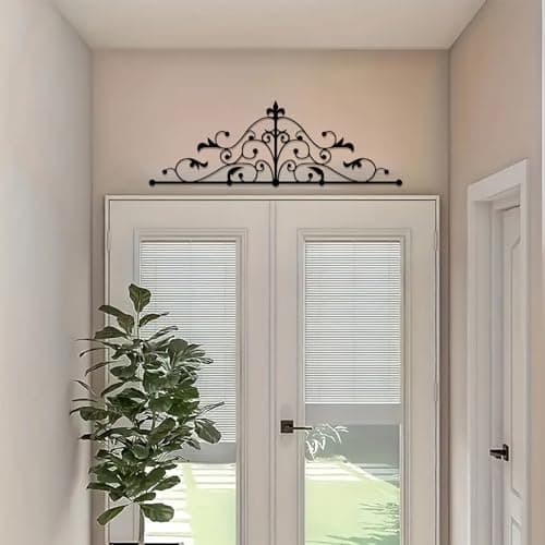 DUOOLN Metal Scroll Wall Decor for Modern Living Room and Bedroom
| Arched Iron Vine Wall Decor Art for Indoor and Outd