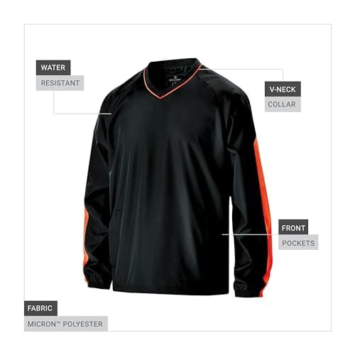 Holloway Men's Bionic Pullover Windshirt + Warm + Outdoor Adventurers + Cold Weather Protection + Water Resistant + Ligh
