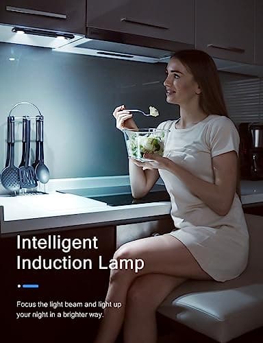 Black Wireless Motion Sensor Under Cabinet Lights 10in LED Indoor Night Light
| Rechargeable Magnetic Stick-On Under Ca