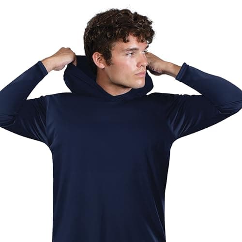 Holloway Momentum Hoodie for Men in Tech-Enabled warmth and Moisture Wicking, Fitness Enthusiasts, Running, Sweaty Work