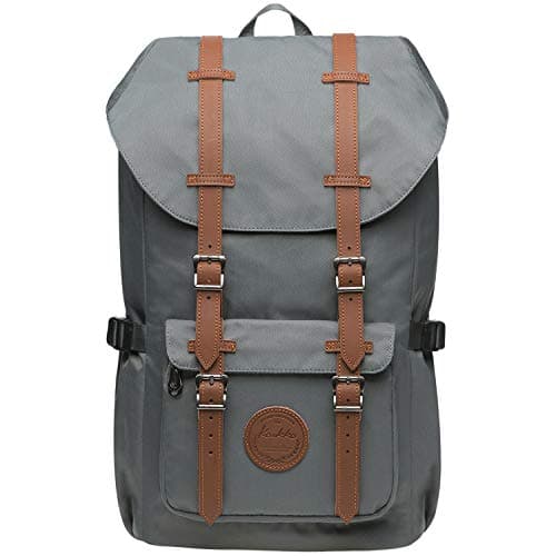 KAUKKO 15.6 Inch Laptop Outdoor Backpack for Men and Women Traveling Rucksack (5-8-Black)