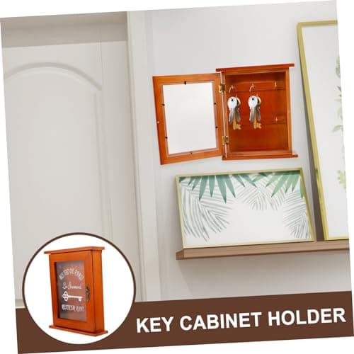 Angoily Large Hanging Boxes Key Holder Cabinet Vintage Woodsy Rustic Decor Home Accessories Home Decor Key Storage Cabin