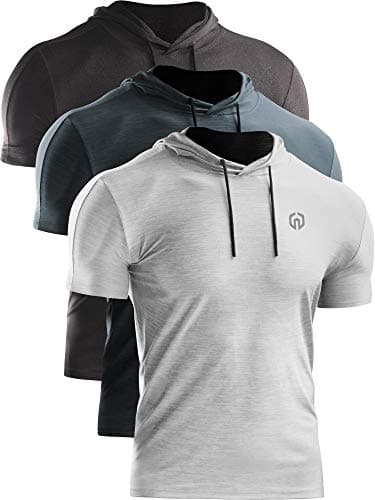 NELEUS Men's Dry Fit Performance Athletic Shirt with Hoods for Active Athletes during Gym Workouts
| NELEUS Men's Dry F