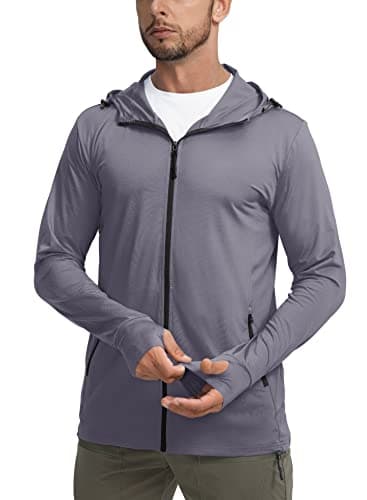 Men's UPF 50+ Light Jacket for Hiking Sun Protection
| Men's Full Zip Sun Protection Hoodie for Fishing
| Men's Long Sl