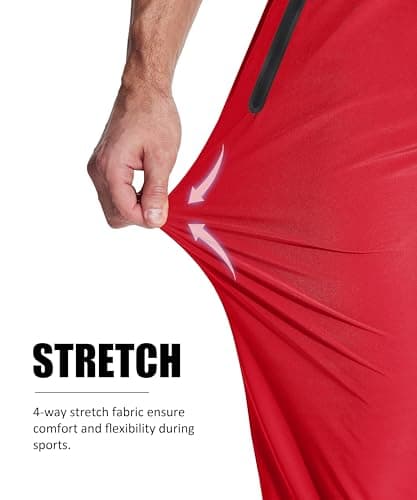 Men's Lightweight Hiking Pants with Quick Dry and Zipper Pockets
| Men's Quick Dry Running Pants Open Bottom Sweatpants