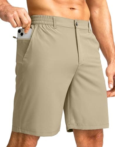 G Gradual Men's Lightweight Quick Dry Breathable Golf Shorts for Casual Work and Play
| G Gradual Men's Stretch 9" Golf