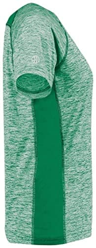 Holloway Sportswear Women's Electrify Coolcore® Tee 2XL Kelly Heather - Moisture Wicking, Quick-Dry Shirt for Workout,