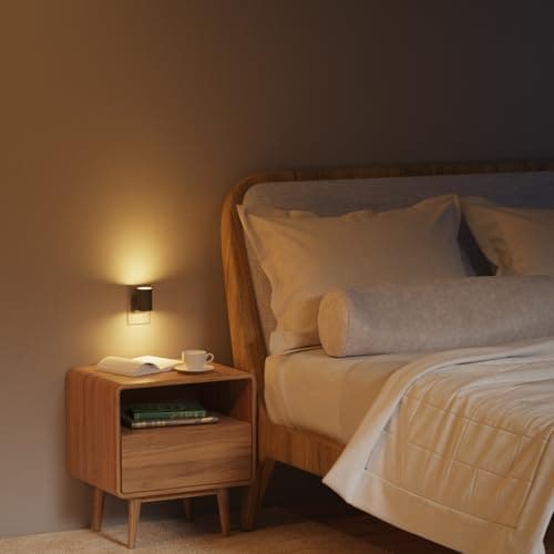 ETL Certified Warm White Night Lights, Dusk to Dawn Sensor, Adjustable Brightness Nightlight for Kids, Hallway, Stairway