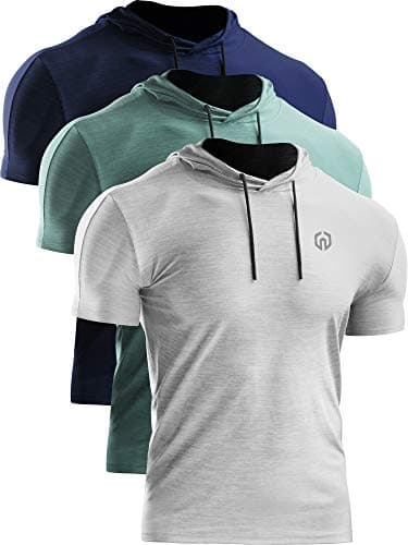 NELEUS Men's Dry Fit Performance Athletic Shirt with Hoods for Active Athletes during Gym Workouts
| NELEUS Men's Dry F