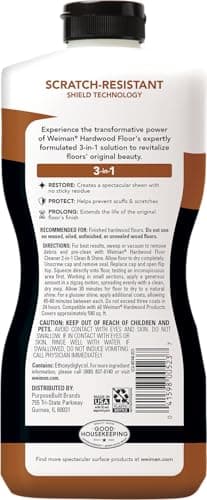 Weiman Wood Floor Polish and Restorer 32 Oz 3PC Bundle for High-Traffic Hardwood Floors
| Weiman Wood Floor Polish and