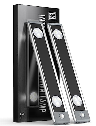 Black Wireless Motion Sensor Under Cabinet Lights 10in LED Indoor Night Light
| Rechargeable Magnetic Stick-On Under Ca