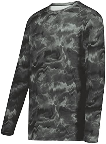 Holloway Men's Cotton-Touch Poly Cloud Long Sleeve Tee for Active Men in Casual Settings
| Holloway Men's Cotton-Touch