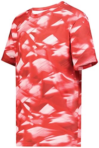 Holloway Men's Stock Cotton-Touch Poly Tee + Comfort + Outdoor + Lightweight + Stretchy + Medium Size + 100% Polyester +