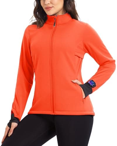 Women's Waterproof Fleece Running Jacket Zip Up for Cold Weather Workouts
| Women's 33,000ft Fleece Jacket Waterproof Z