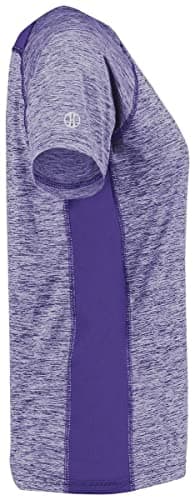Holloway Sportswear Womens Electrify Coolcore® Tee 2XL Purple Heather - Breathable Moisture Wicking & UV Protection for