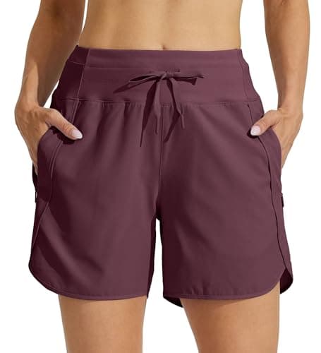 Willit Women's Quick Dry Athletic Running Shorts 5" High Waisted Workout Hiking Global Recycled Standard

Willit Women's