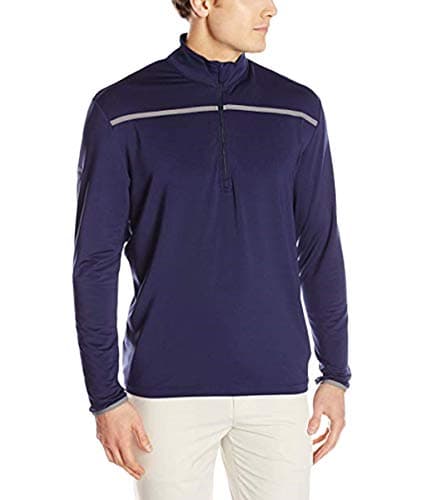 Callaway Men's Weather Series 1/4 Zip Mock Neck Pullover | Men's Performance Apparel | Extended Sizes | Durable Moisture