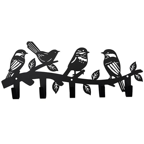 Metal Tree Coat Hooks for Living Room and Hallway - Sweet Home Decor - Forest Theme Hooks (Black)  
Metal Tree Hangers K