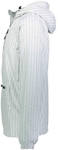 Augusta Sportswear Holloway Youth Packable Pullover XL White Winter Protection