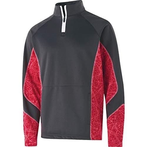 Holloway Men's 222535 Warm Mens Hoodie for Outdoor Winter Adventures Insulation Comfort Fit Fleece Jacket Black Large