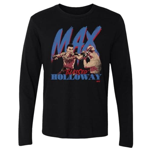 Max Holloway UFC 500 Level Long Sleeve Shirt - Strike WHT