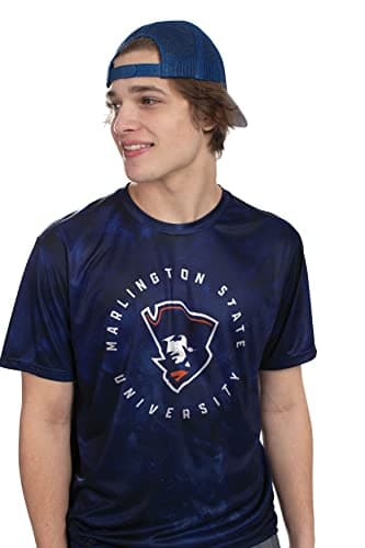 Holloway Men's Stock Cotton-Touch Poly Tee + Comfort + Outdoor + Lightweight + Stretchy + Medium Size + 100% Polyester +