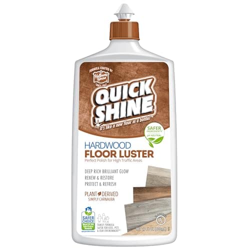 Quick Shine Hardwood Floor Luster-Polish | Safer Choice, No PFAS, pH Neutral | Suitable for All Wood Types | Ready to Us