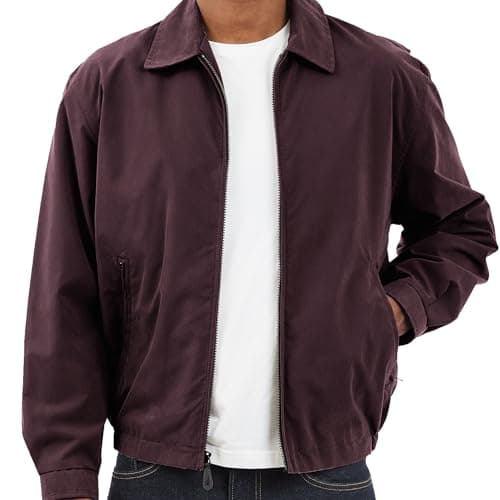 LONDON FOG Men's Auburn Zip-Front Golf Jacket for Regular & Big-Tall Sizes | Premium Waterproof Golf Jacket | Perfect fo