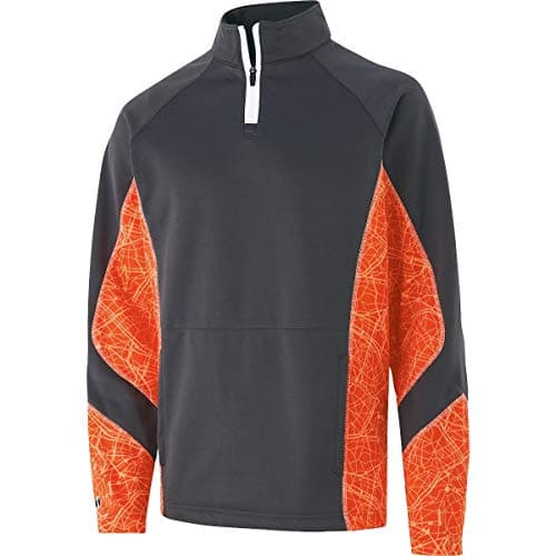 Holloway Men's 222535 Warm Mens Hoodie for Outdoor Winter Adventures Insulation Comfort Fit Fleece Jacket Black Large