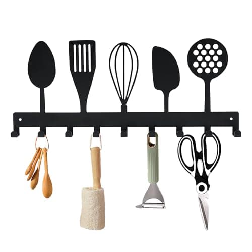 Mountain 12IN Metal Key Holder, Wall Mounted Key Hooks for Kitchen, Entryway, Hallway, Bedroom, Doorway, Key Organizer R