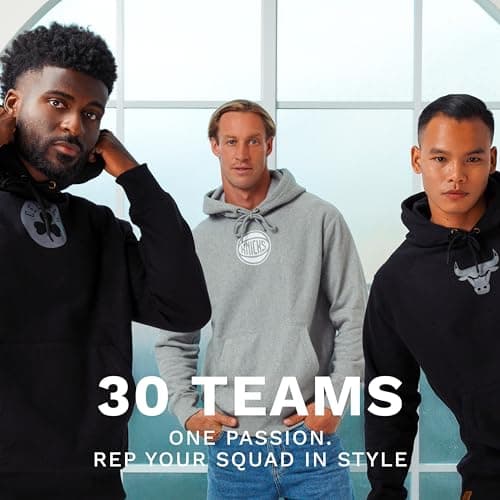 Holloway NBA Classic Hoodie Comfortable Pullover with Team Logo for Men Game Day and Casual