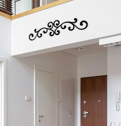 Rustic Iron Metal Scroll Wall Art for Front Porch and Entryway Decor
| Pair Scroll Metal Decorations for Living Room Ha