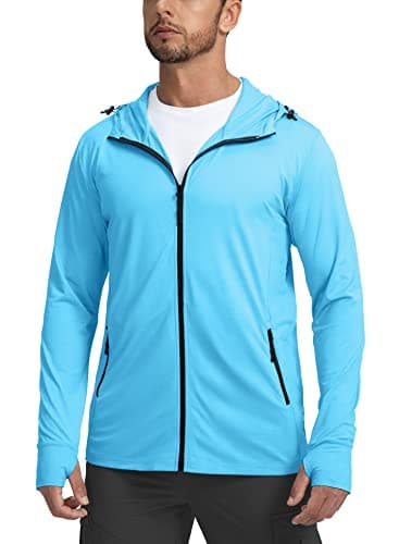 Men's UPF 50+ Light Jacket for Hiking Sun Protection
| Men's Full Zip Sun Protection Hoodie for Fishing
| Men's Long Sl