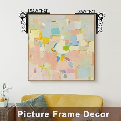 Two Pack I Saw That Door Sitter Wood Frame Decor Left & Right for Home Office Mirror Cabinet
| I Saw That Door Sitter C