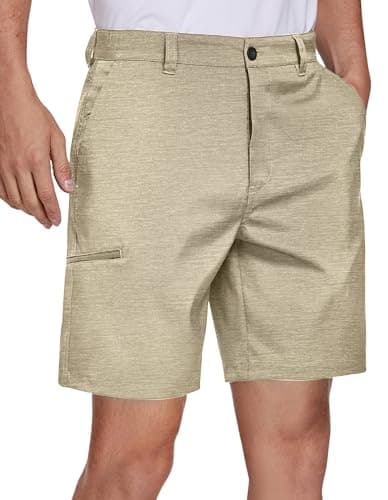 PULI Mens Golf Hybrid Shorts Quick Dry Lightweight Casual Shorts with Pockets
| PULI Mens Golf Hybrid Shorts Stretch Hi
