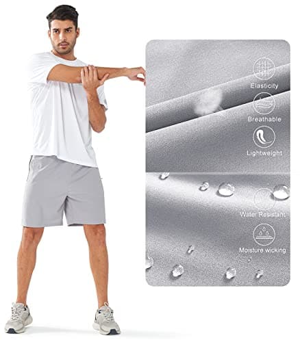 NORTHYARD Men's Quick Dry Athletic Running Shorts for Workout Lightweight Sports Gym and Basketball
| NORTHYARD Men's 7