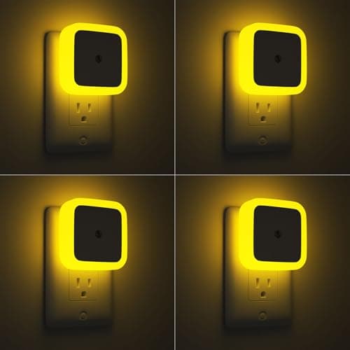 Sujeet Blue Dusk to Dawn Night Light 4 Pack for Bedroom Bathroom Hallway  
Sujeet Blue Night Lights 4 Pack Plug into Wal